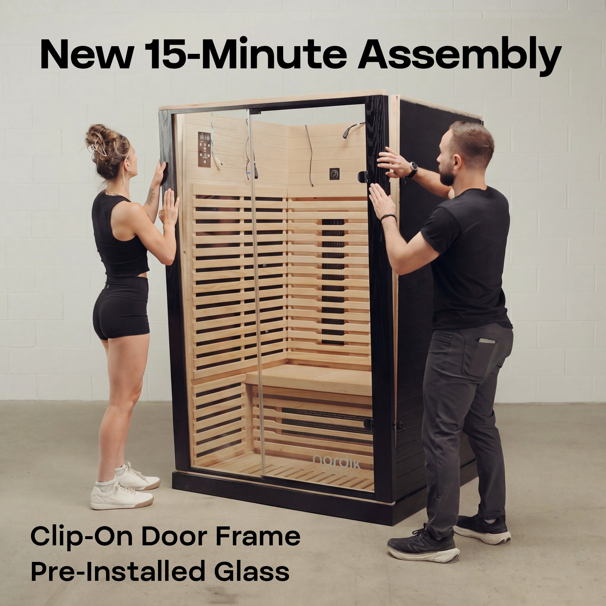 Sauna infrarouge 2 places Nordik Recovery 2.0