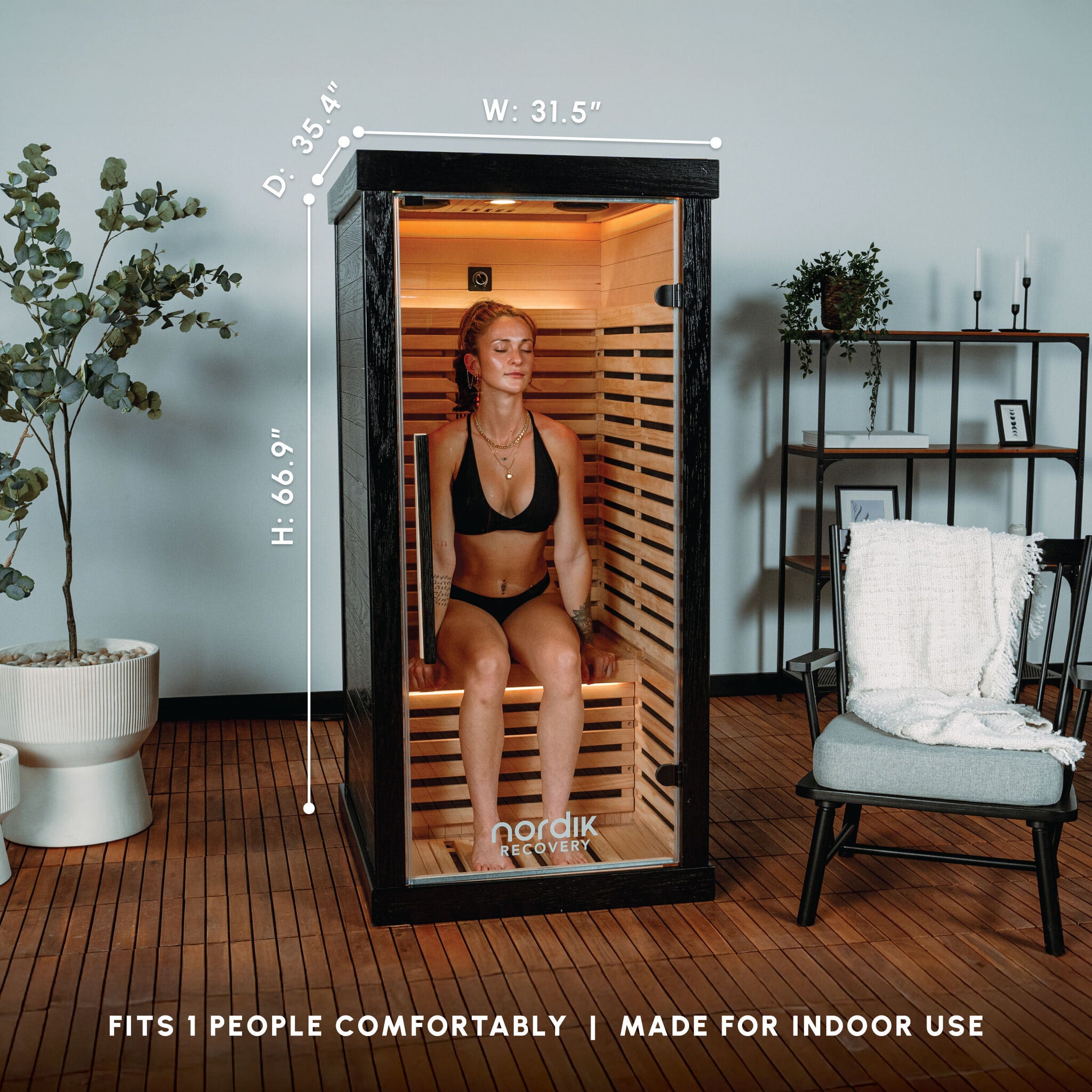 Nordik Recovery 1-Person Infrared Sauna