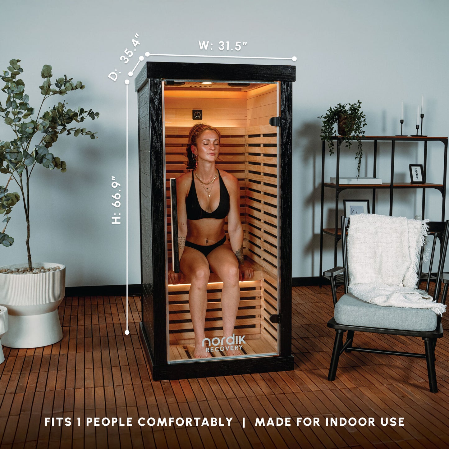 Nordik Recovery 1-Person Infrared Sauna
