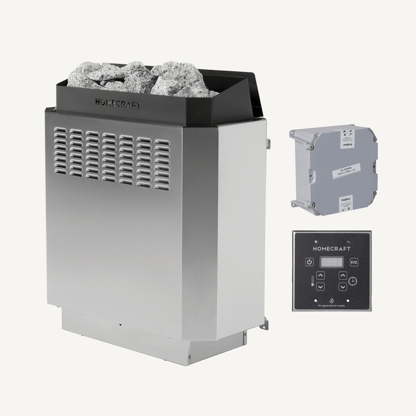 Chauffe-Sauna 9 kw Homecraft H-series
