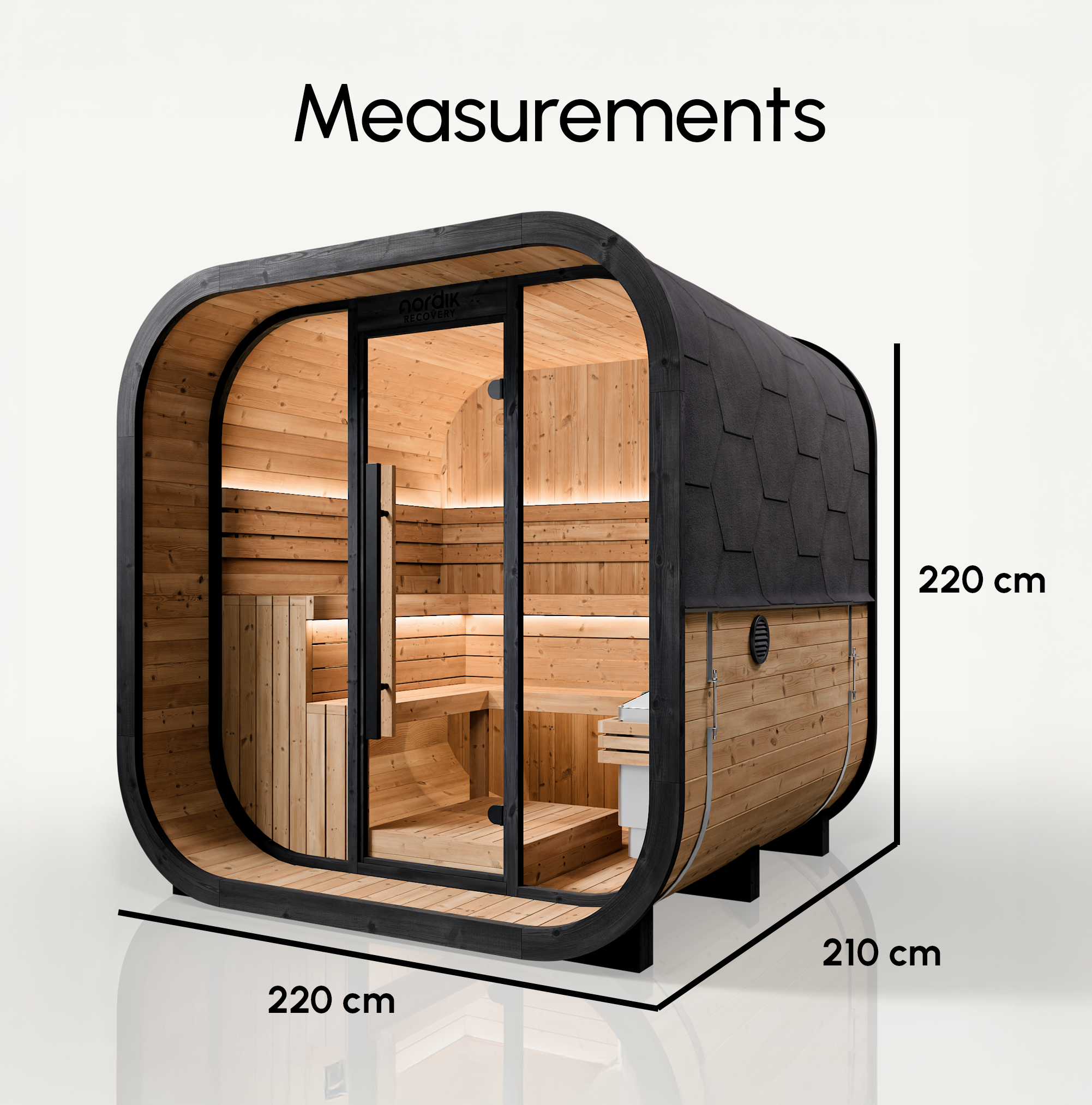 Sauna extérieur Sanctuary 4 à 6 places