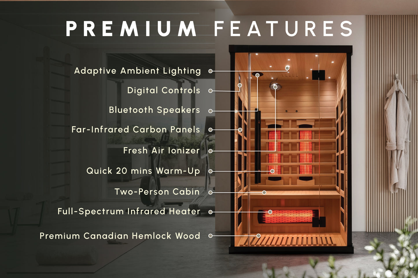 Nordik Recovery 2-Person Infrared Sauna
